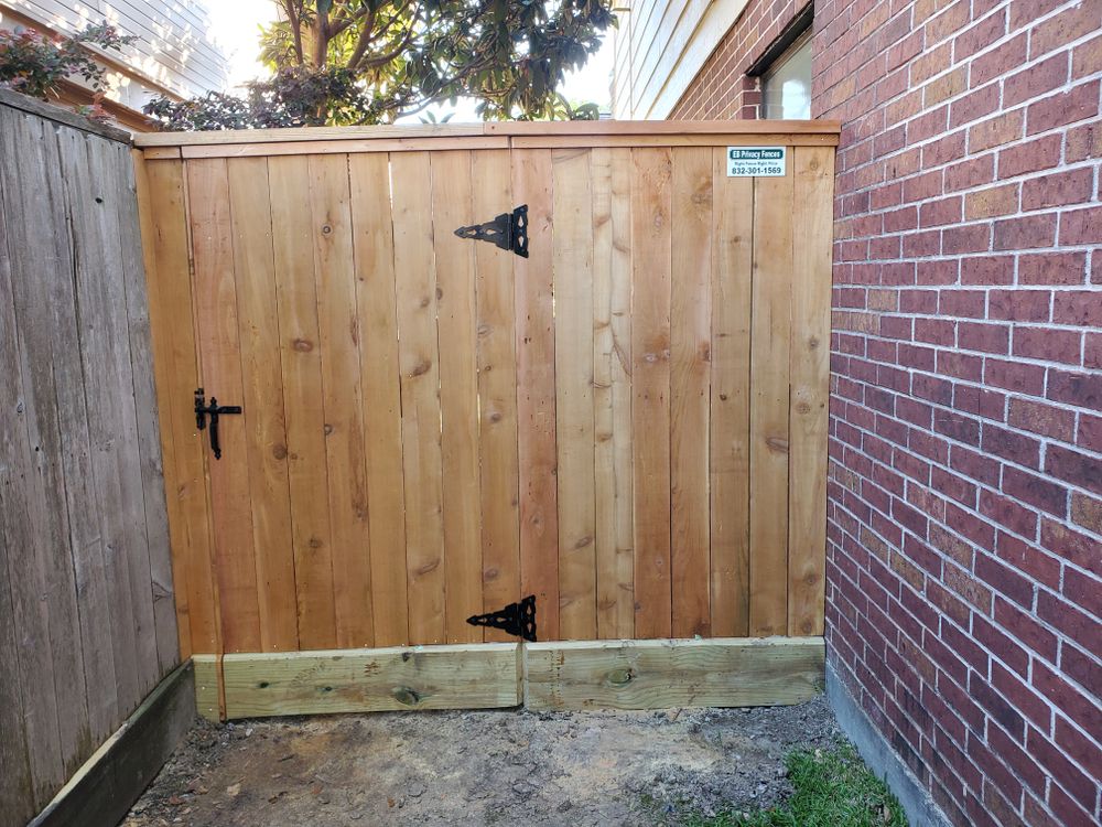 Mr. B and Mr. Karveri Project for EB Privacy Fences & Remodel LLC in Katy, TX