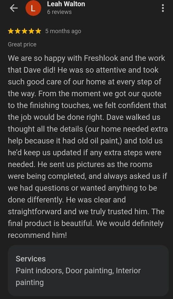 All Photos for Freshlook Painting LLC in Springfield, PA