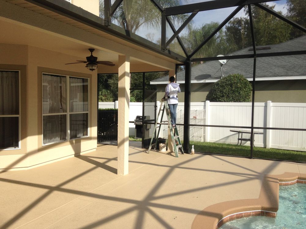 DECK PAINTING for Connelly Painting in Oviedo, FL