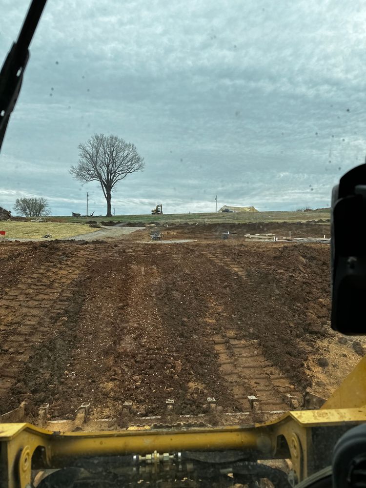 Site prep for Holmes Septic Works LLC in Knoxville, TN 