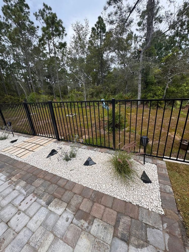 Enhance your home's security and curb appeal with our durable aluminum fencing. Offering elegance in design and low maintenance, it's the perfect choice for attractive, long-lasting boundary solutions. for C&G Fencing and Outdoor Services in Pensacola, FL