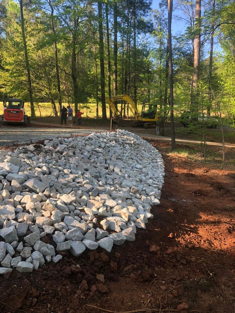 Excavating for Middle Georgia Land Pro in Cochran, GA