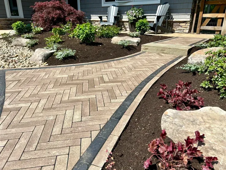Our driveway installation service provides durable, visually appealing driveways tailored to your needs. We use high-quality materials and skilled craftsmanship to enhance your home's curb appeal and functionality. for Hillside Landscape Design in Parma,  OH
