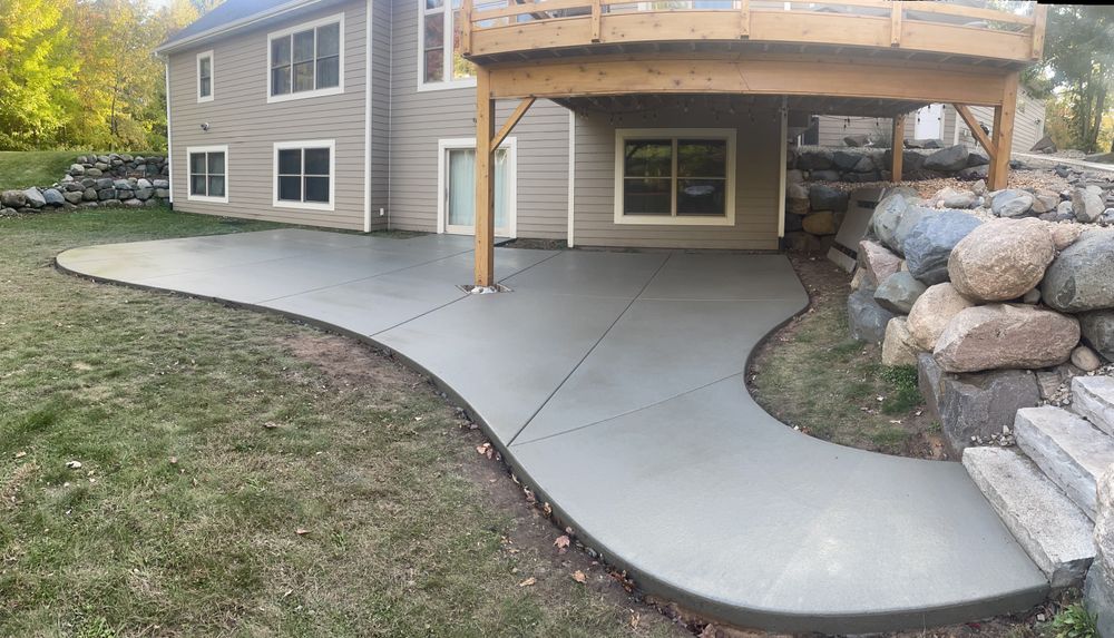 Exterior Flat Work for STAMPEDE Vertical Concrete in Isanti, Minnesota