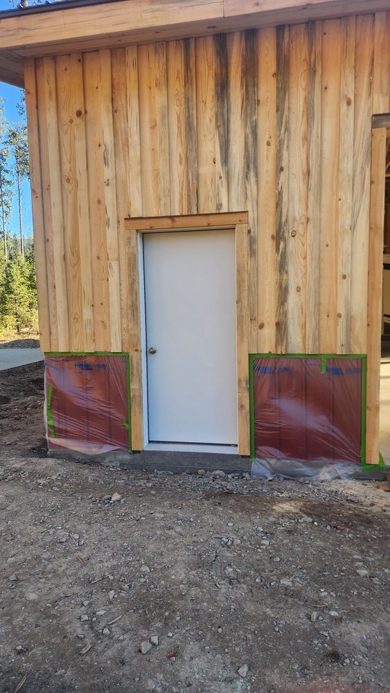 Exterior Painting for Shay’s Chinking in Hamilton, MT