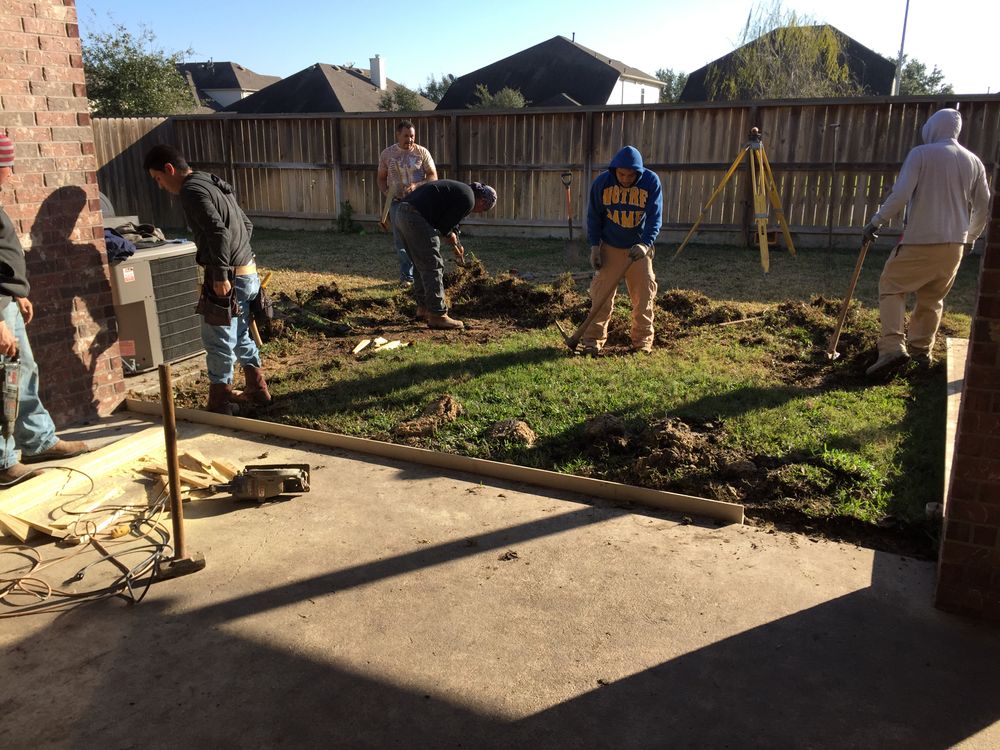 Patios for Texas Curb N Borders in Houston, TX