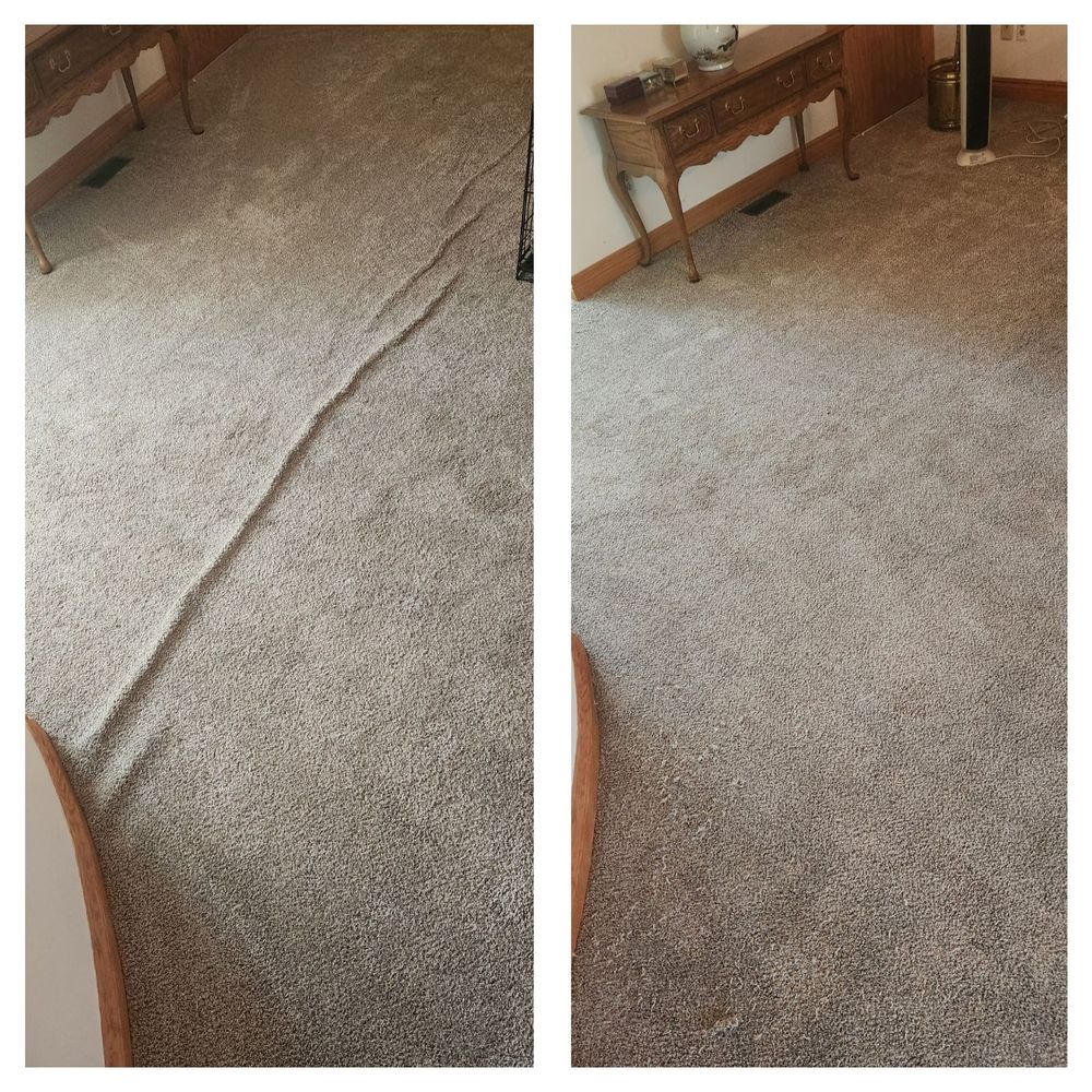 Carpet Restretching for Cut a Rug Flooring Installation in Lake Orion, MI