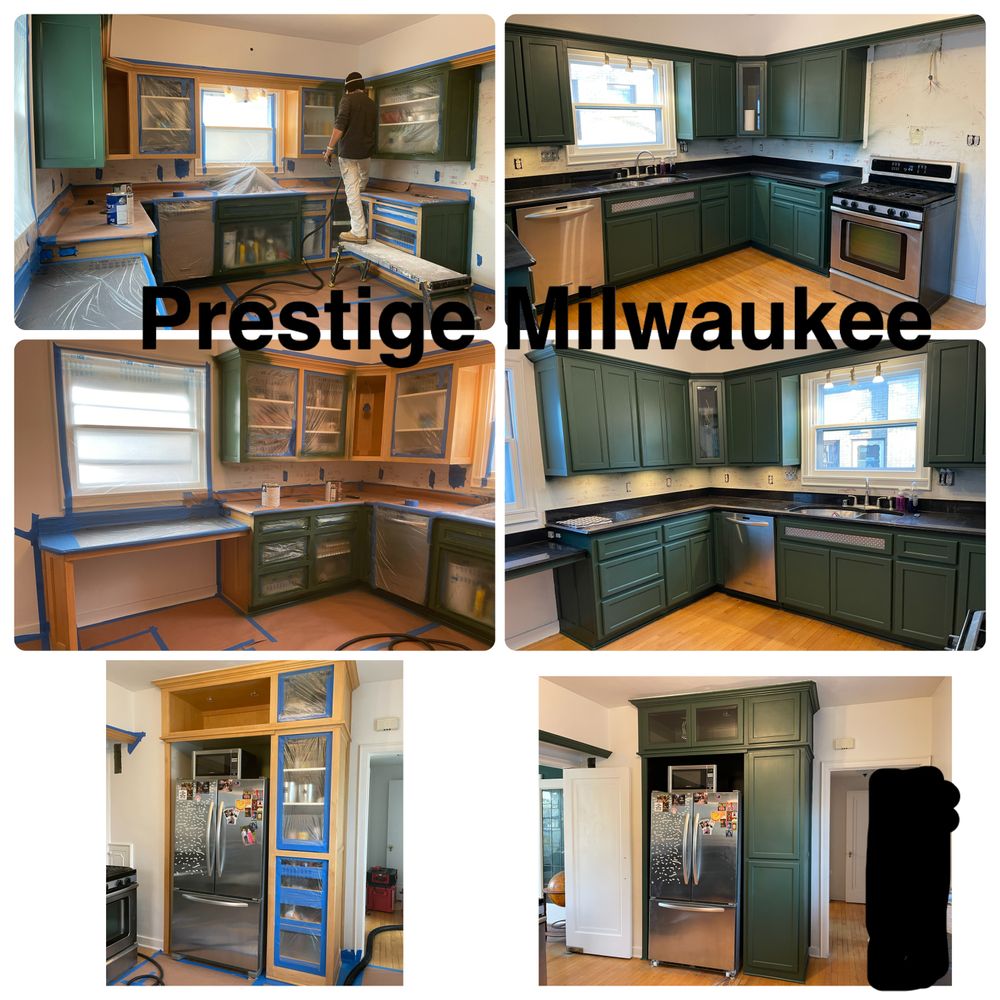 Cabinet Painting  for Prestige Milwaukee in Milwaukee, WI