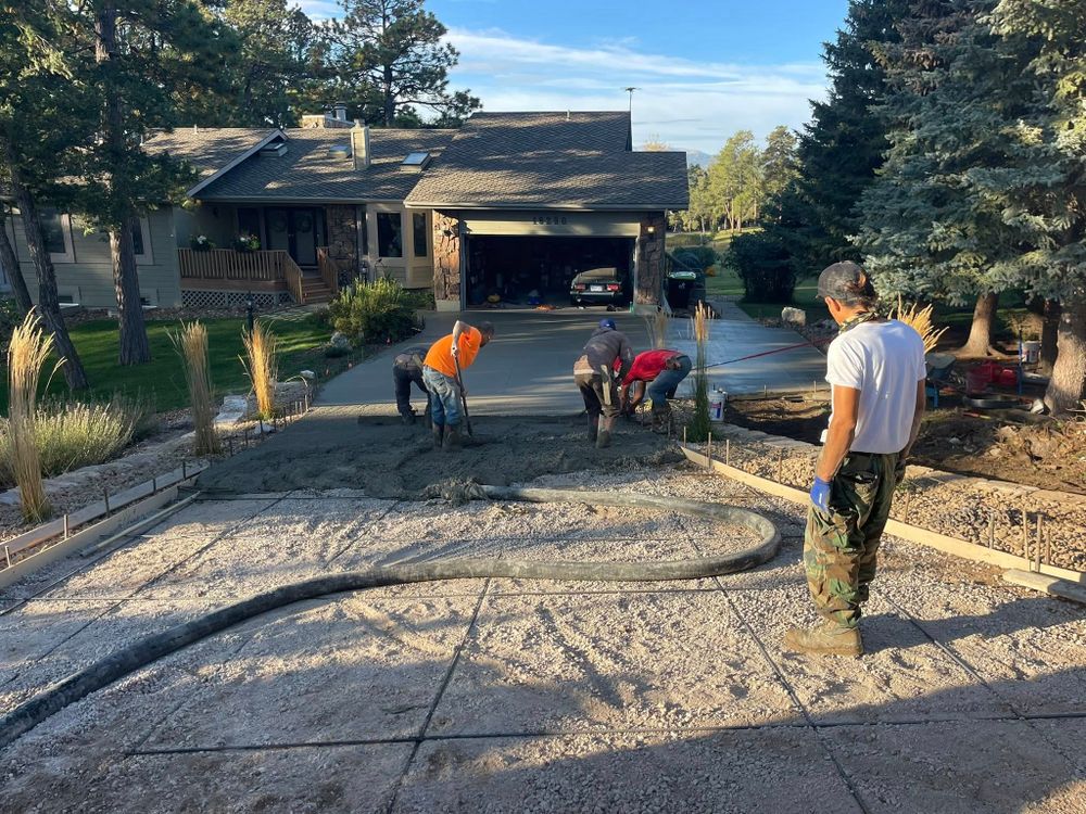 Stamped Concrete for Escala Concrete & Landscaping in Colorado Springs, CO