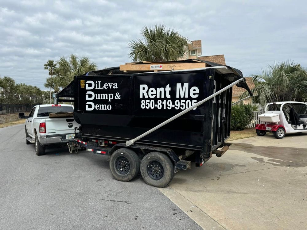 Dumpster Rental for DiLeva Dump and Demo in Panama City, FL