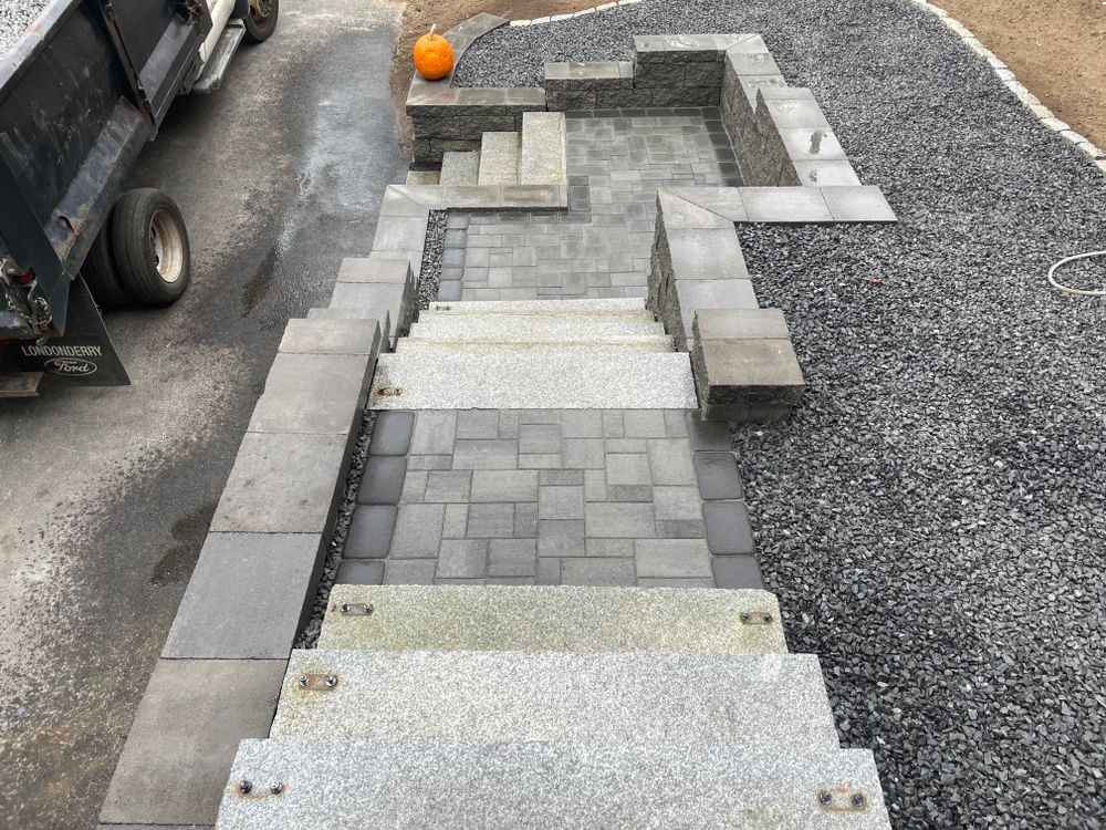 Stairs for Martin's Landscaping & Construction in Manchester, NH