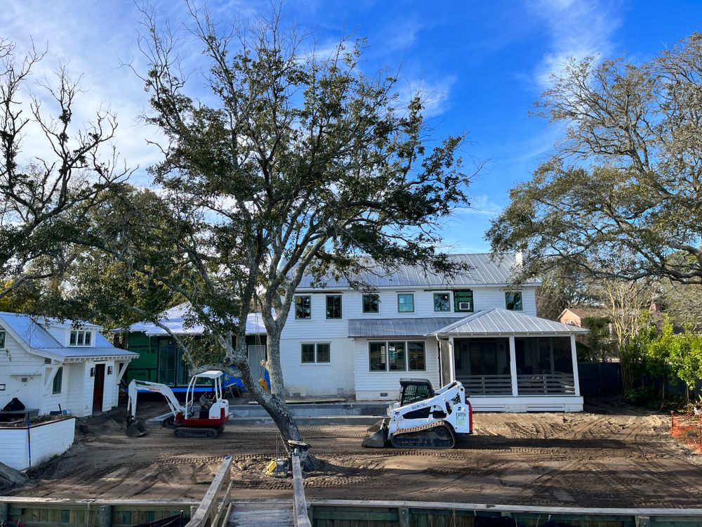 Grading for CW Earthworks, LLC in Charleston, South Carolina