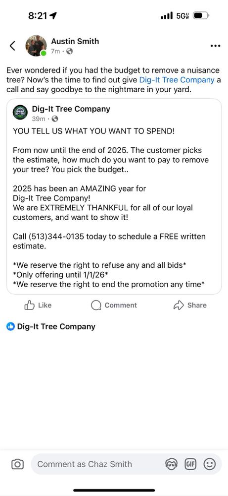 All Photos for Dig-It Tree Company in Mason, OH