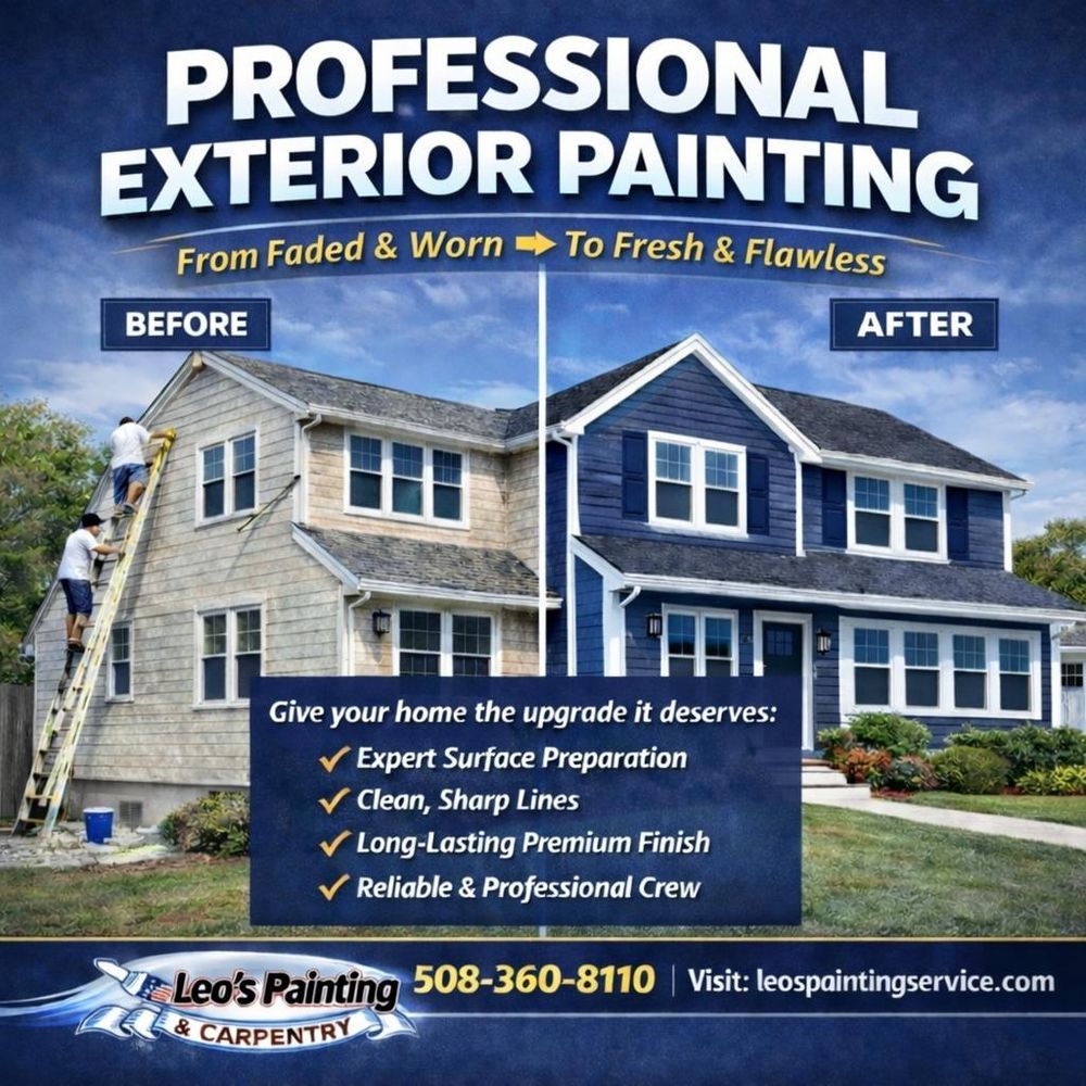 Exterior Painting for Leo's Painting and carpentry services  in All of Cape cod, MA
