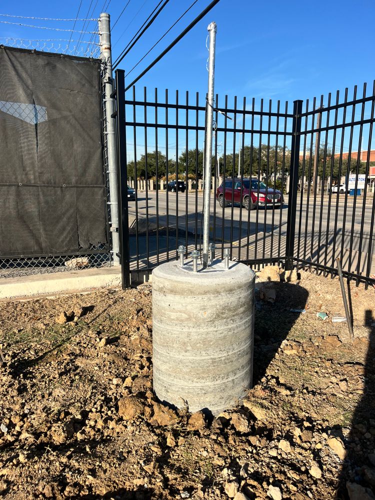 Concrete work for BigTex Concrete Construction in Houston, TX