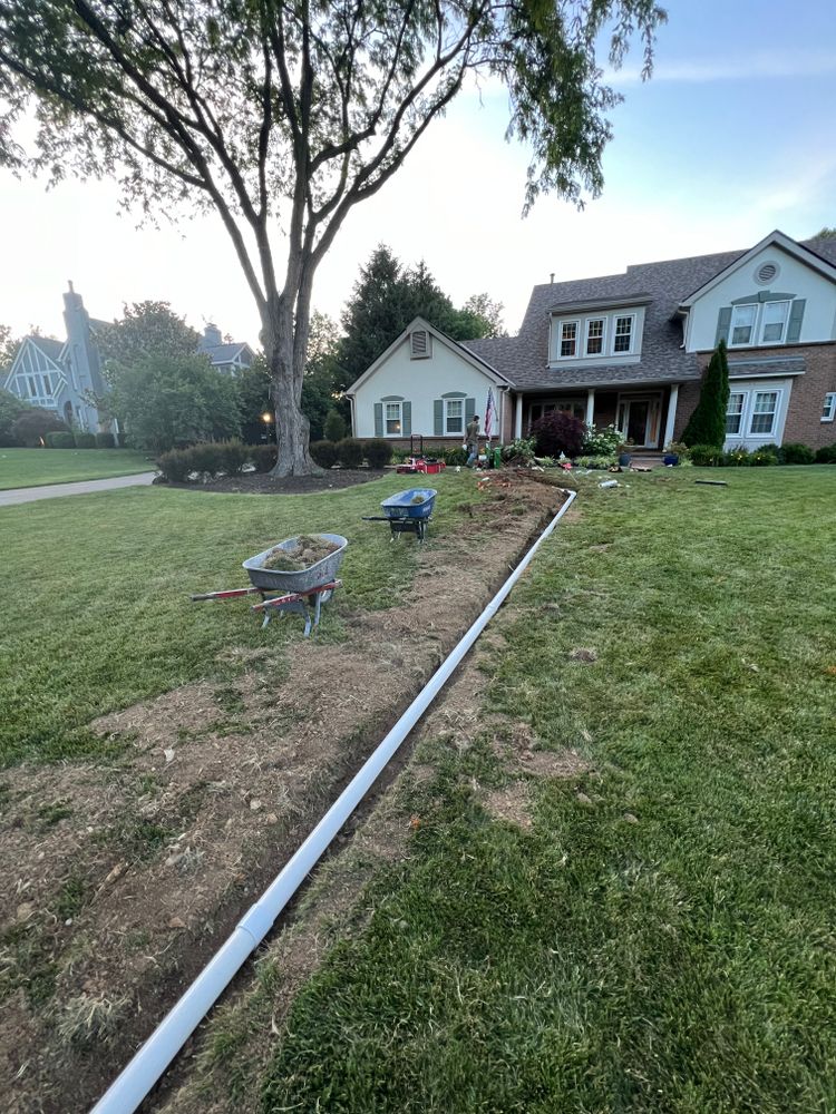 Our Yard Drainage service functions like the lymphatic system of your home, ensuring excess water is efficiently directed away to prevent flooding and water damage, promoting a healthy outdoor environment. for Woolf Outdoor Services in Mason, OH