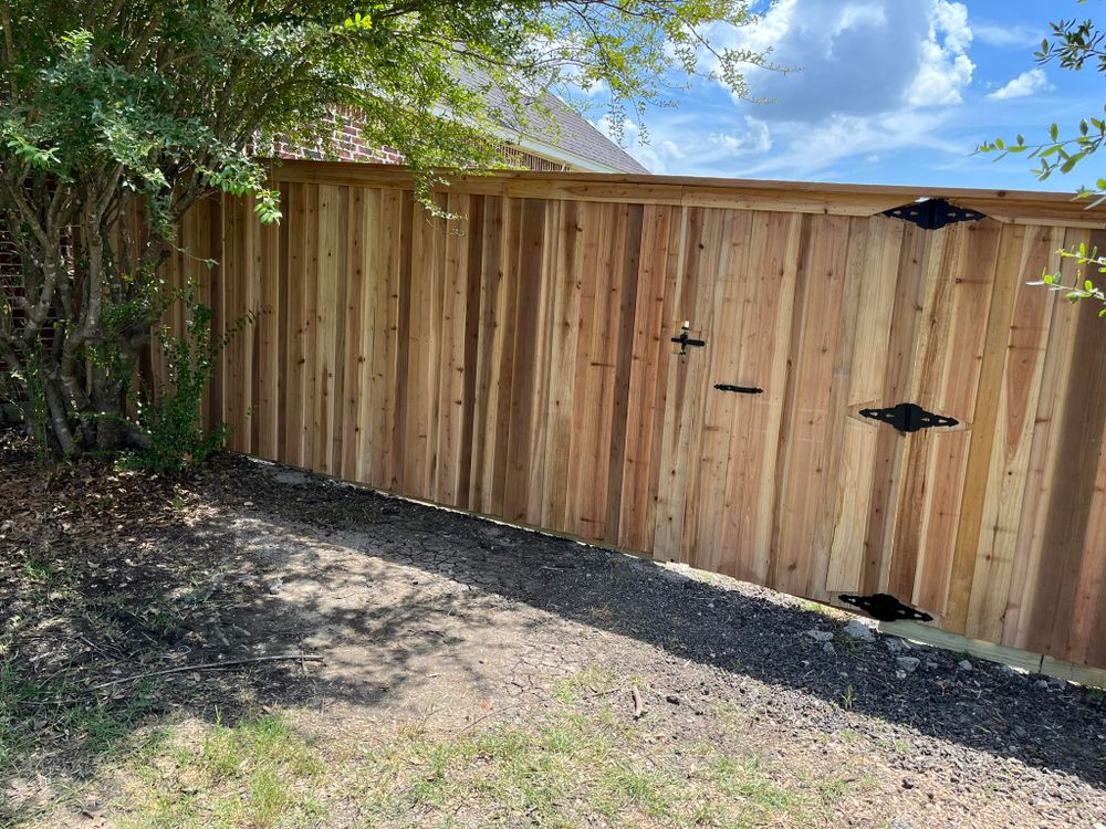 Fence Installation for JSL Woodworks and Contracting in Midlothian, TX