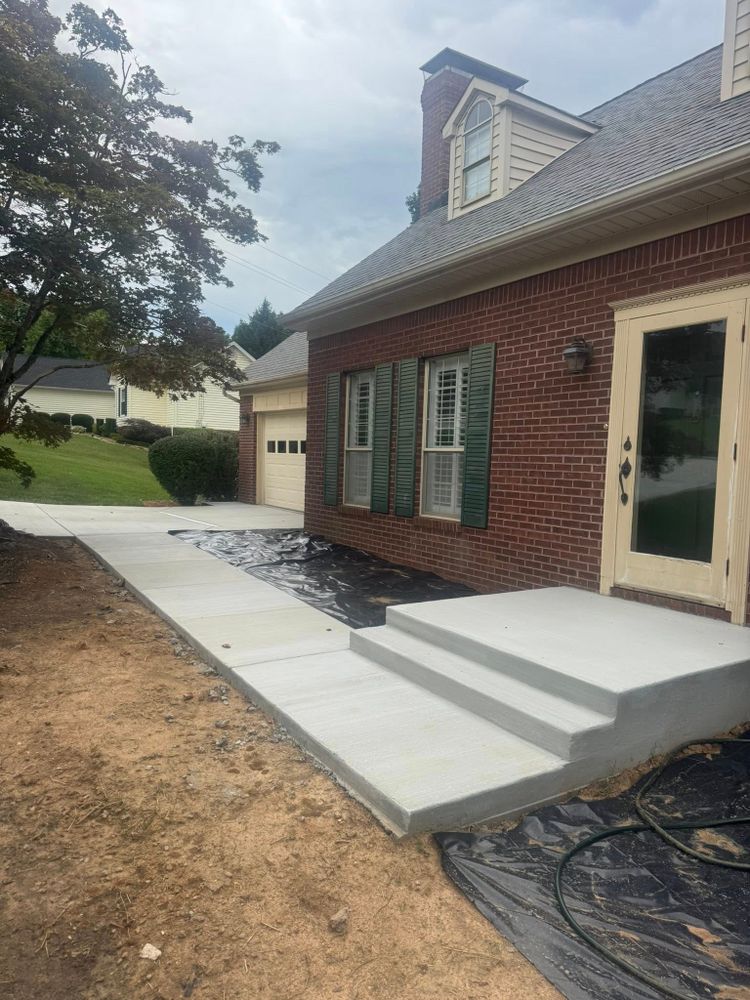 Transform your home with our expert stair design and installation service, featuring durable and stylish concrete solutions that blend seamlessly into any space while adding functionality and aesthetic value. for All Service Concrete in New Market, TN