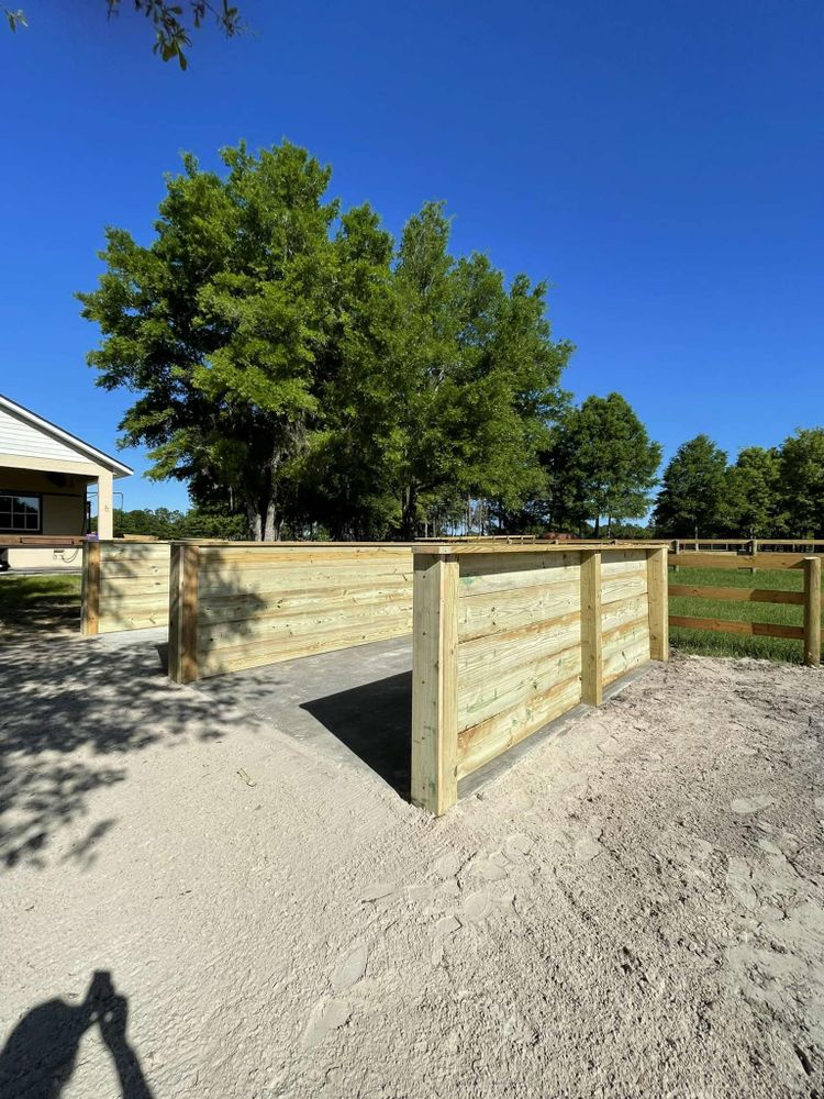 Transform your outdoor space with our expert fence installation service, offering durable materials and professional craftsmanship to ensure privacy, security, and a beautiful boundary for your home’s landscape. for Bauer Fencing & Farm Maintenance in Ocala, FL