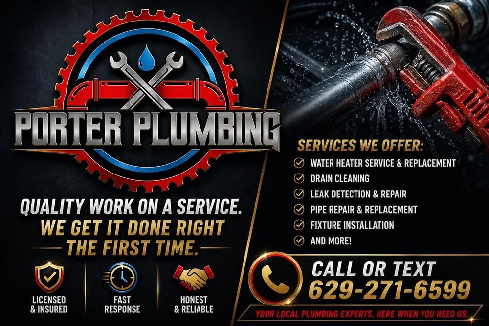 All Photos for Porter Plumbing LLC in Pleasant View, TN