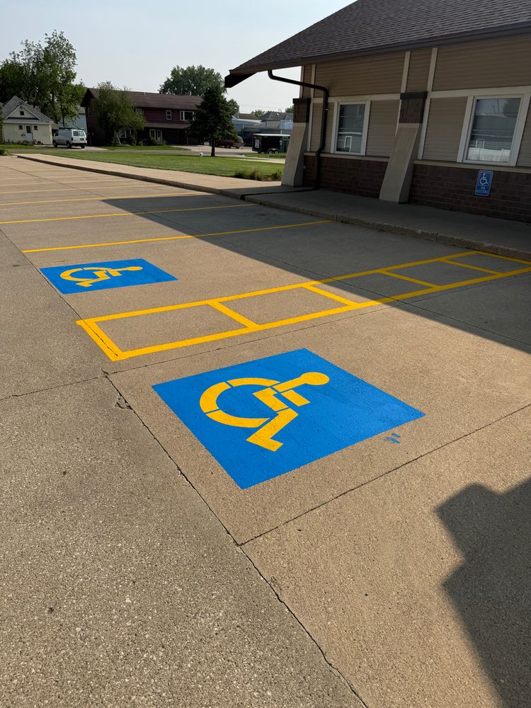 All Photos for Midwest Line Striping LLC in Spirit Lake, IA