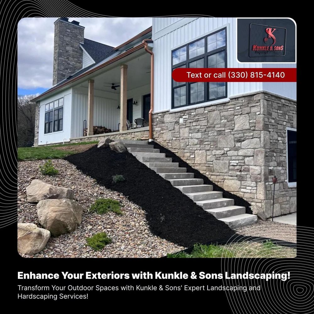 instagram for Kunkle & Sons Property Maintenance in New Franklin, OH