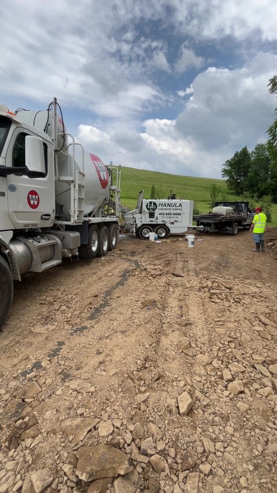 Concrete Pumping for Hanula Concrete Pumping in Pittsburgh, PA