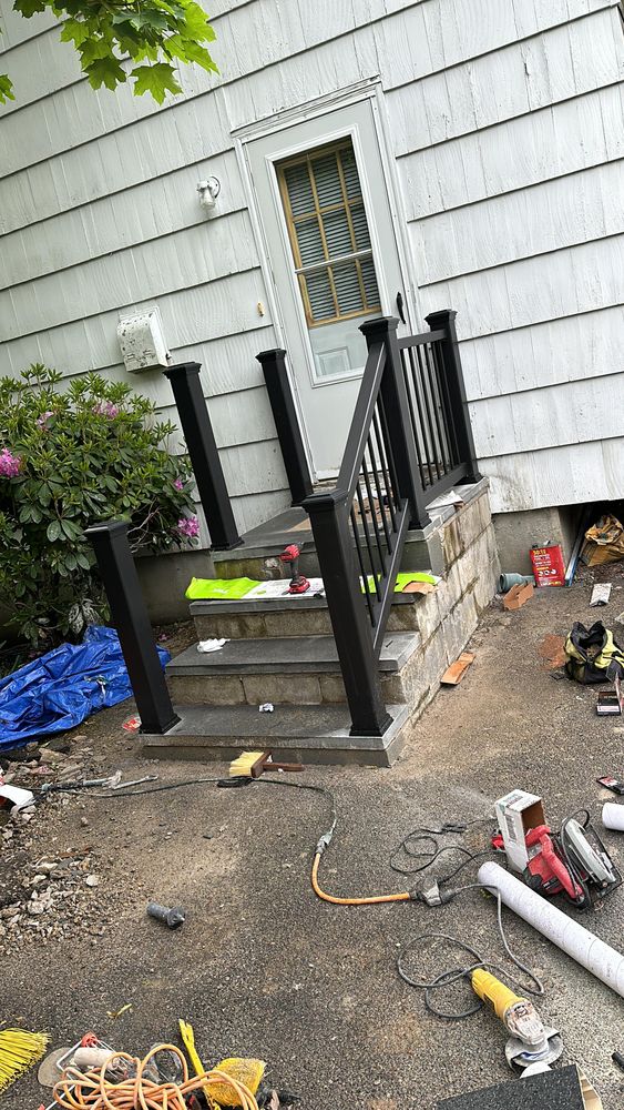 Step/stairs repairs and rebuilds for All For U Roofing & Masonry in Boston, MA