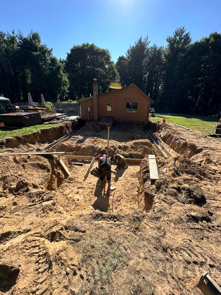 Excavation/Foundation work for Golden Hammer in Long Island,  NY