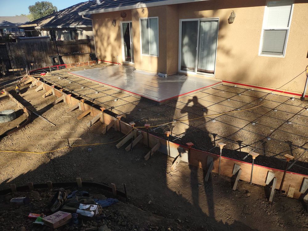 Concrete for Austin LoBue Construction in Cottonwood, CA