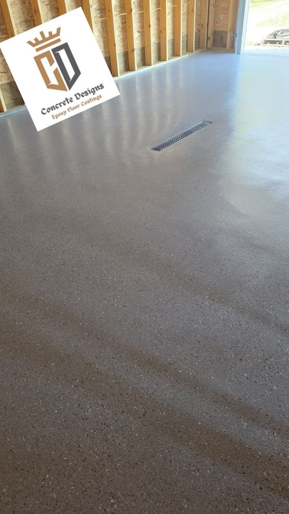Transform your spaces with our high-quality epoxy floor coating, offering durability and a sleek finish. Perfect for garages and basements, it provides resistance to stains, moisture, and heavy foot traffic. for Concrete Designs in Thief River Falls, MN
