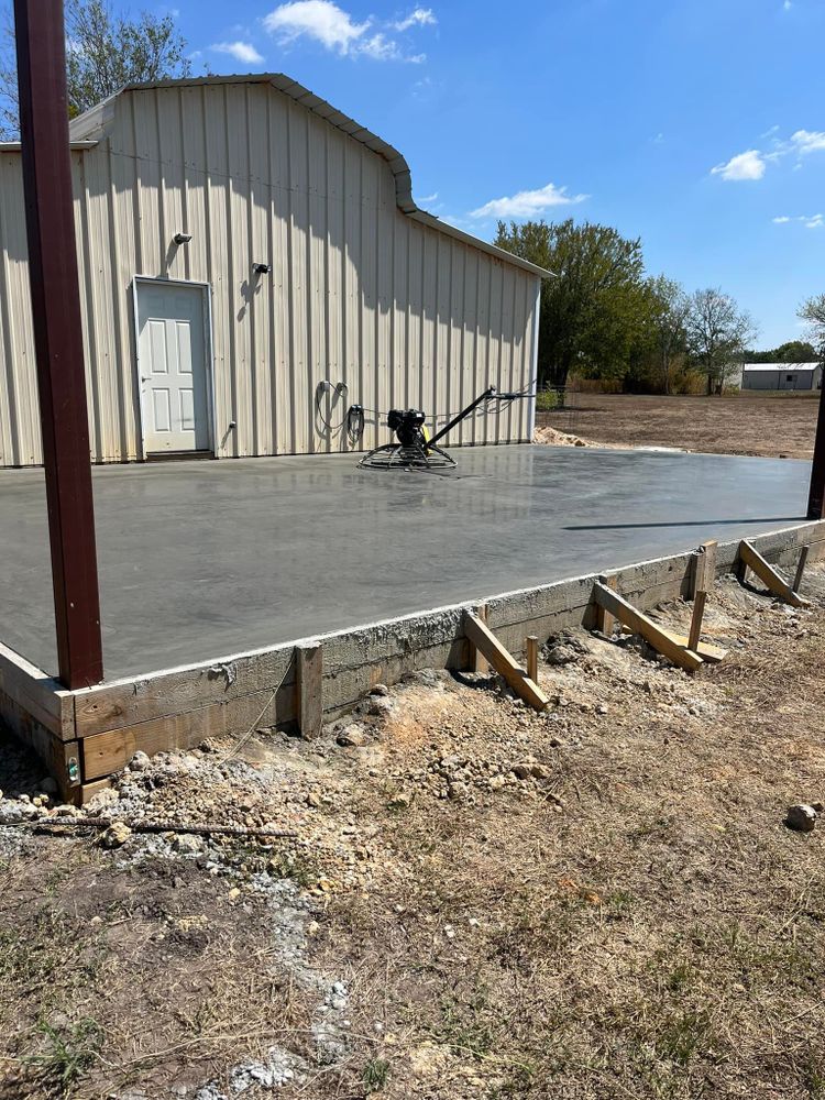 Concrete for Mel Concrete and Construction in College Station, TX