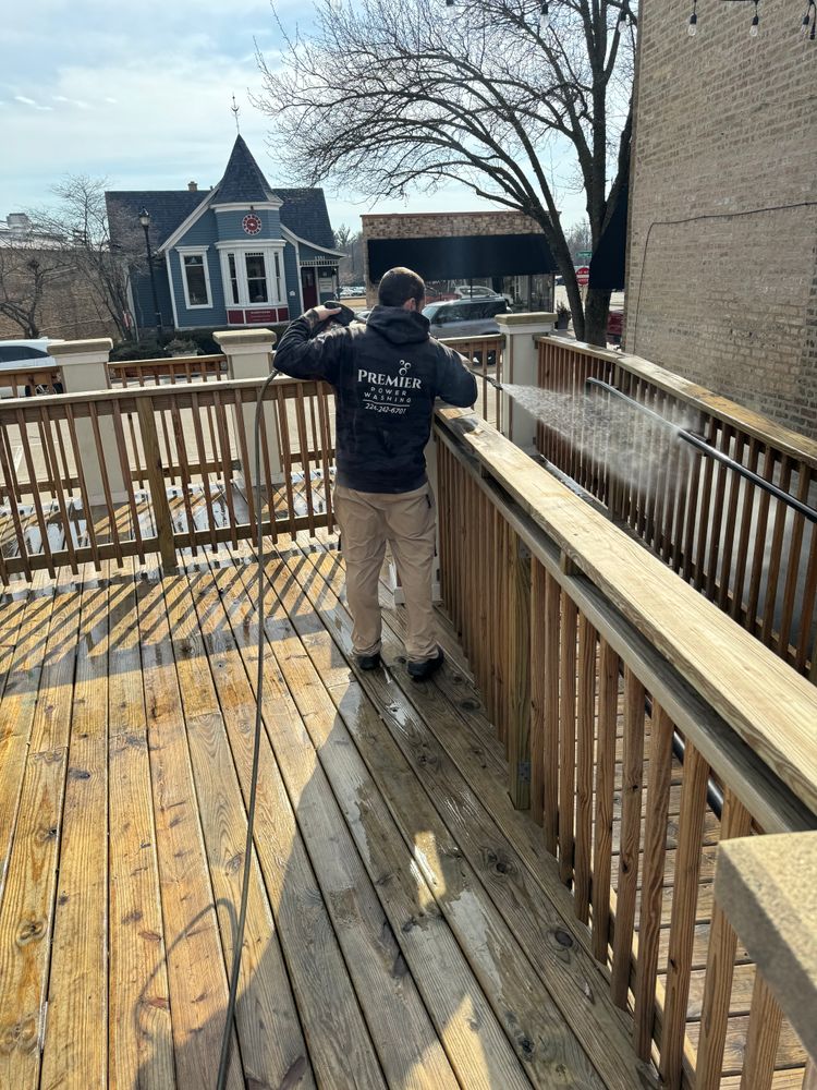 Wood Decks & Fences for Premier Partners, LLC. in Volo, IL