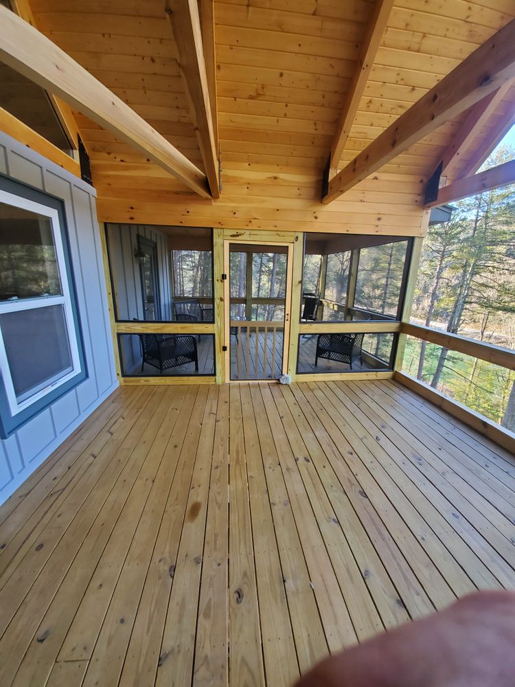 Transform your outdoor space with our professional decking service, offering durable materials and expert installation to create a beautiful, functional area perfect for relaxation and entertainment. Enhance your home today! for HC Construction & Grading in Clayton, GA