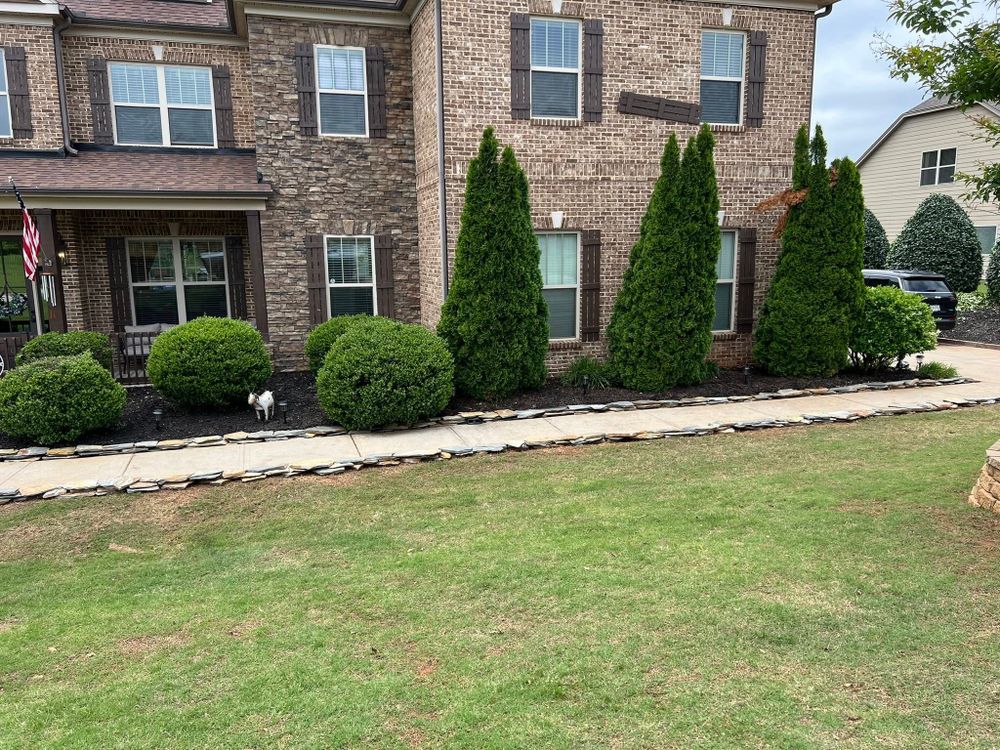 Our Tree & Shrub Care service ensures the health and aesthetic of your plants with expert pruning, pest control, and nutrient management to keep your greenery thriving year-round. for Foothills Landscape Solutions LLC in Inman, SC