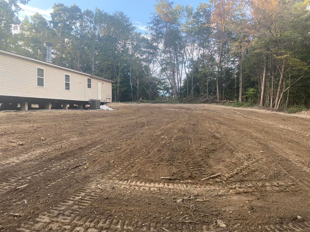 Excavating for Brannon's Construction in Riceville,,  TN