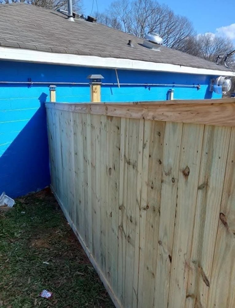 Fencing for All Out Construction in Atlanta, GA