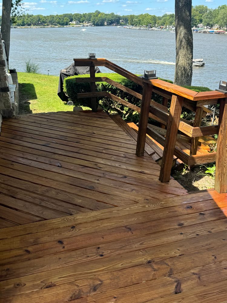 Staining for Risner Construction in De Motte, IN