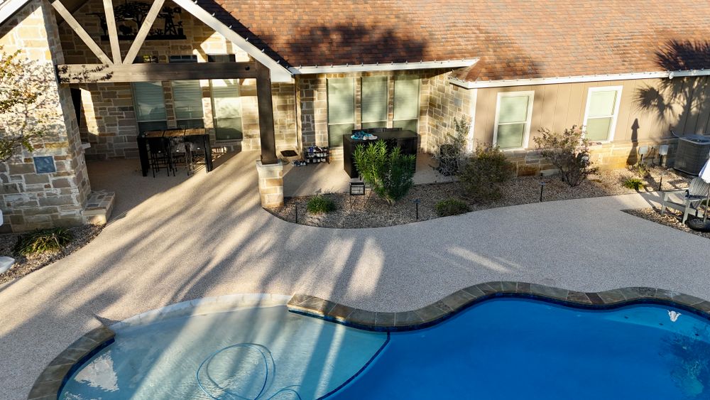 Pool Decks for TEX STONE Resin & Epoxy Coatings in Schertz, TX