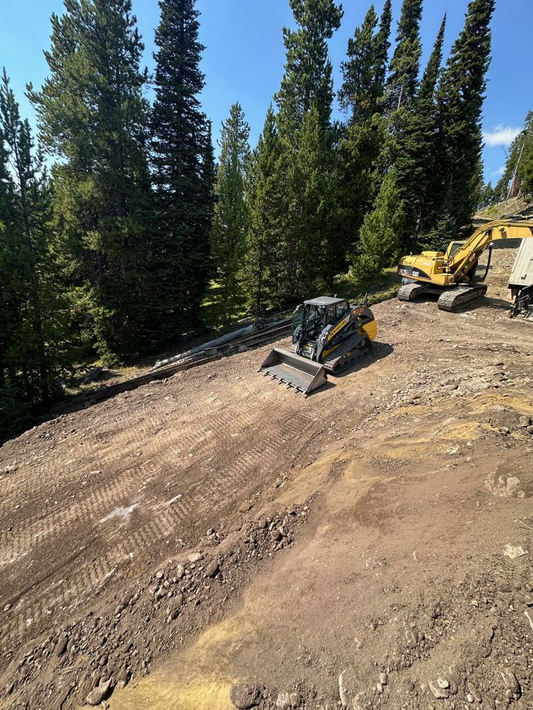 Dirt Work for R&H Homes in Bozeman, MT