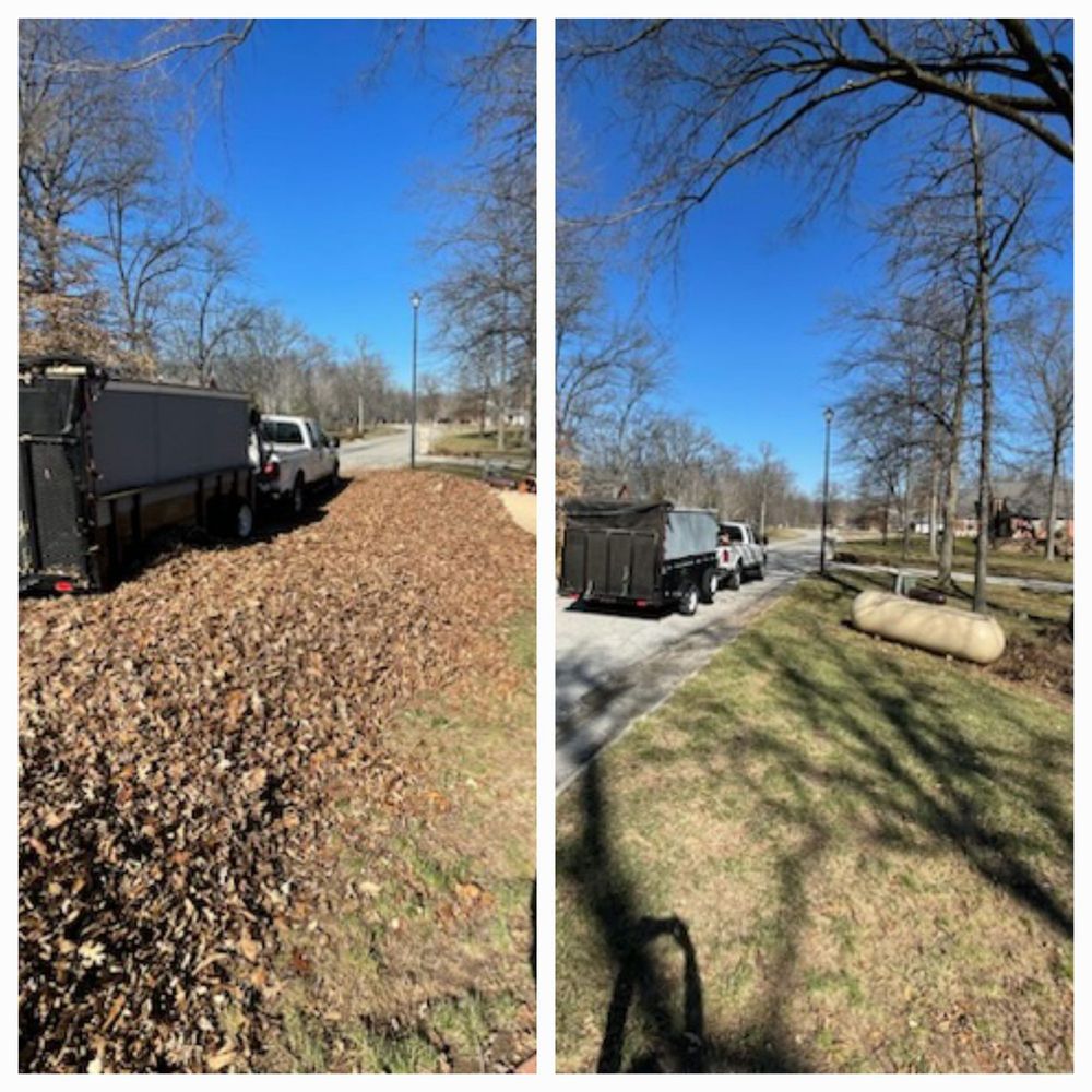 Fall & Spring cleanup for Andrew's Lawn Service LLC in Lebanon, IL