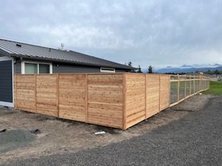 Peninsula Fence Company  for The Baskins Sawmill in Port Angeles,  WA