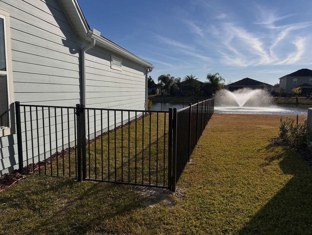 Vinyl Fence Installation for Madden Fencing Inc. in St. Johns, Florida