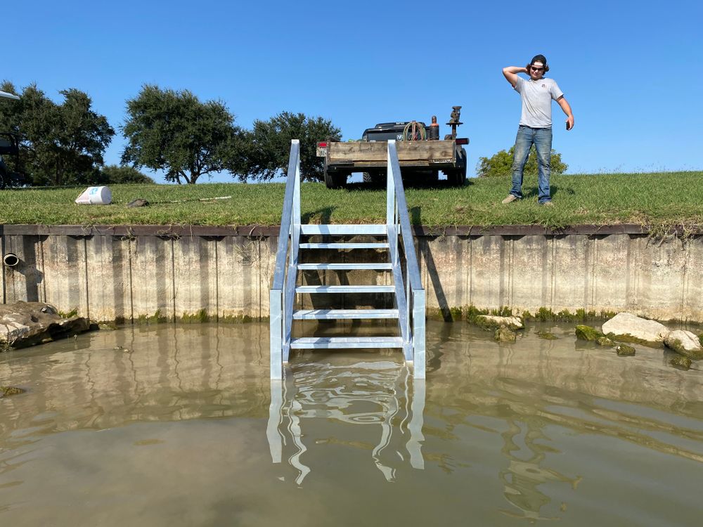 Lake Steps for BR Construction LLC  in Corsicana, TX