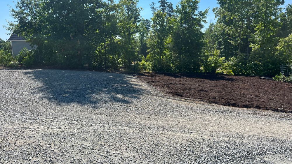 Grading for KM Landworks in Moncure ,  NC