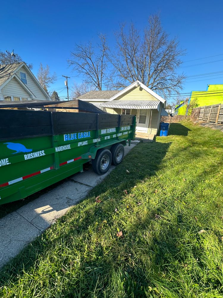 Before & Afters for Blue Eagle Junk Removal in Oakland County, MI