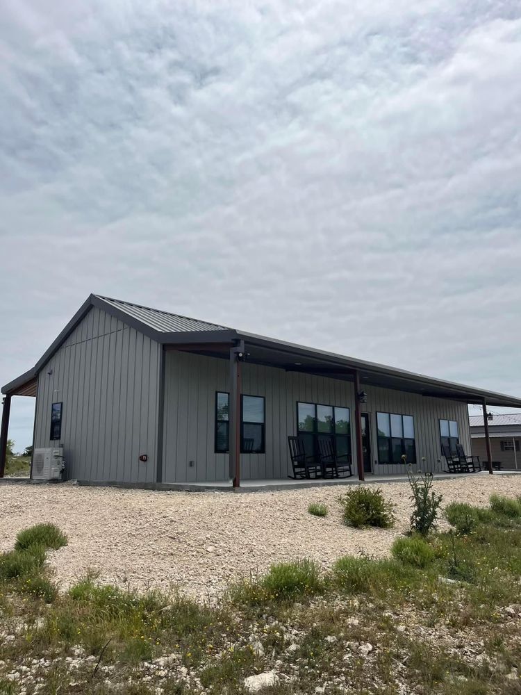 Barndominium Construction for Ryan Bohnert Innovations in Comfort, TX