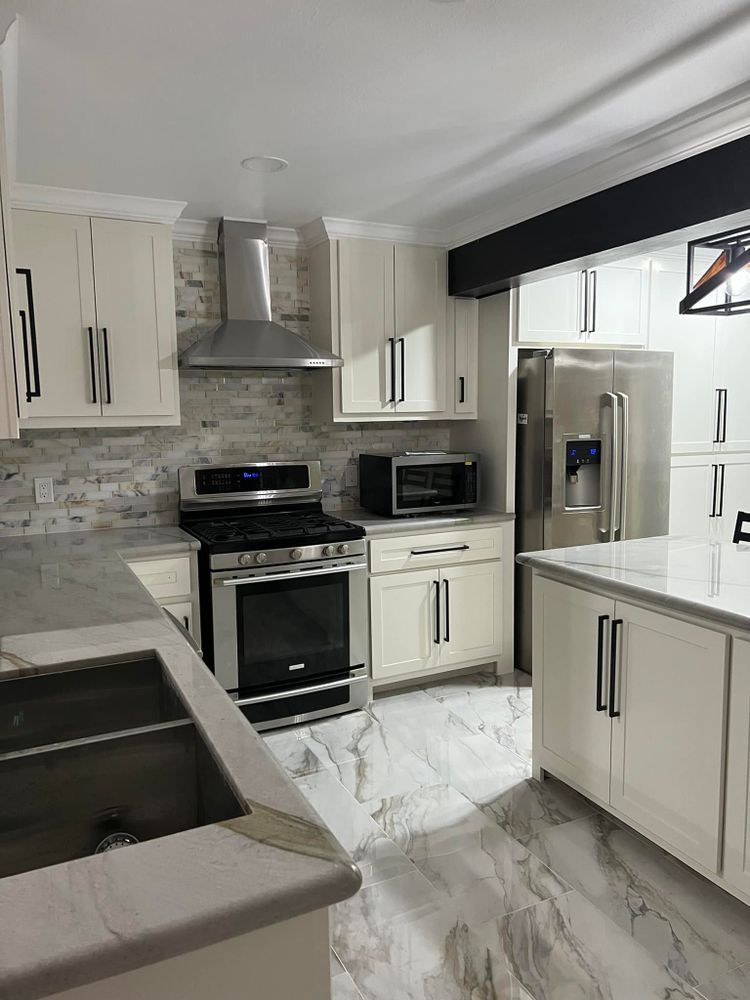 Transform your kitchen with our expert renovation service, offering personalized design solutions and high-quality craftsmanship to create a functional, stylish space that perfectly suits your lifestyle and enhances home value. for Solano’s Construction in Houston, TX