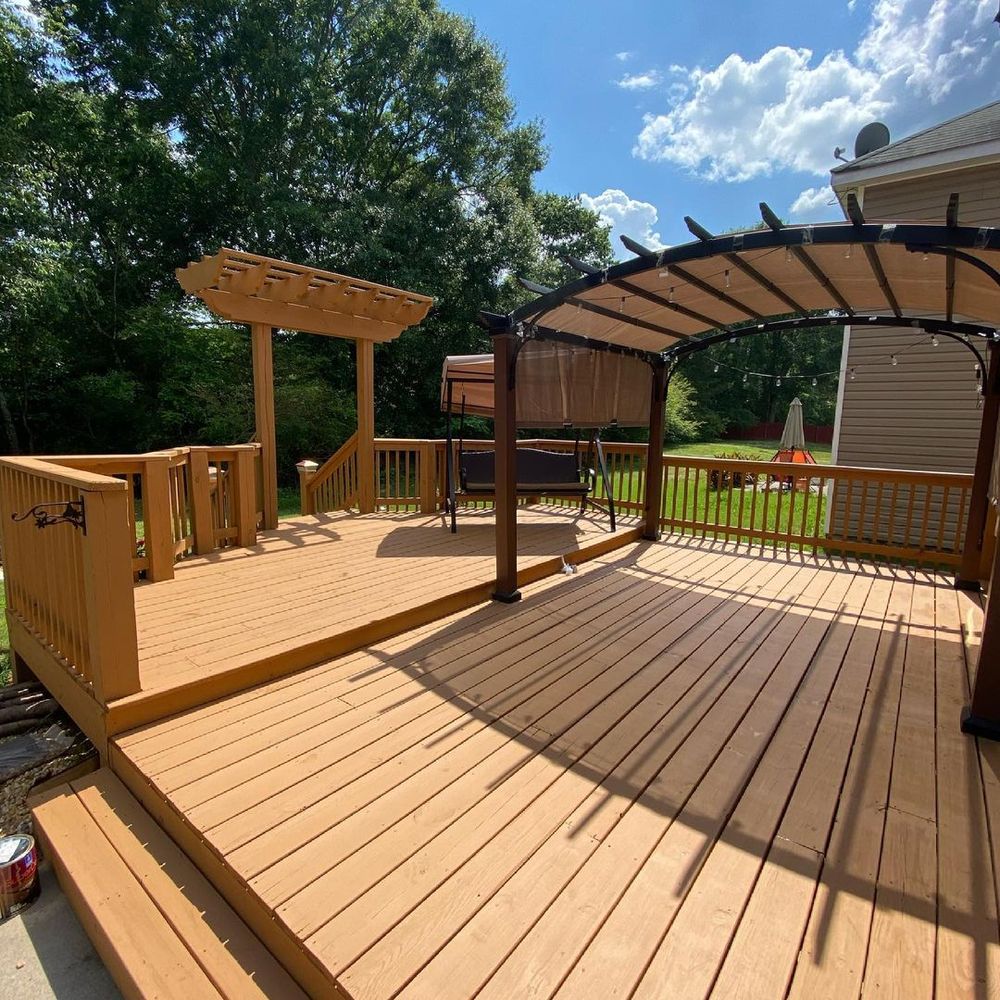 Deck Staining for Maicks Painting in Villa Rica, GA