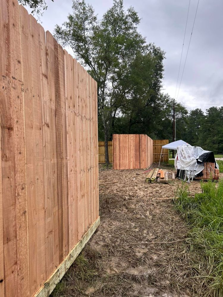 Our Fencing Repair & Installation service ensures durable, aesthetically pleasing solutions tailored to your property's needs, enhancing security and curb appeal with expert craftsmanship and premium materials for lasting satisfaction. for JR’s Construction and Fencing in Liberty, TX
